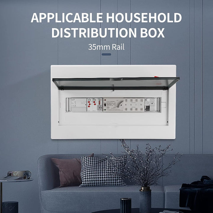 DEWIN Automatischer Transferschalter, Dual Power Automatischer Transferschalter DIN-Schiene 2P 100A