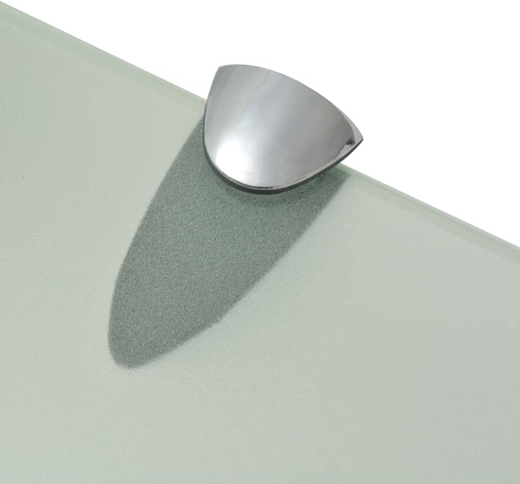 FIRBNUS Wall Shelf 2 Stück 40x20x0,8 cm Bad Regal Ablagen Regal Glas Schwebend für Wohnzimmer Badezi