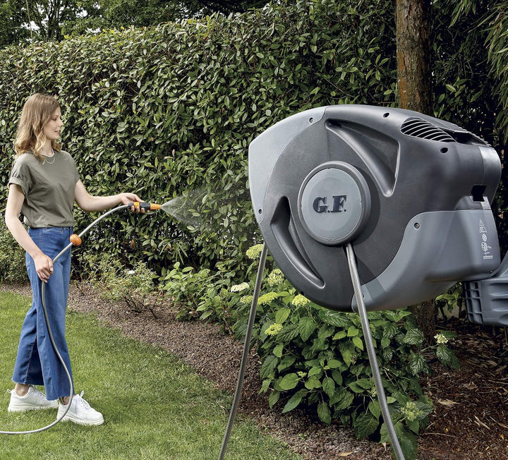 GF Garden, Rewall 30, Wandschlauchbox, automatisch, 30 meter, bis zu 180° schwenkbar