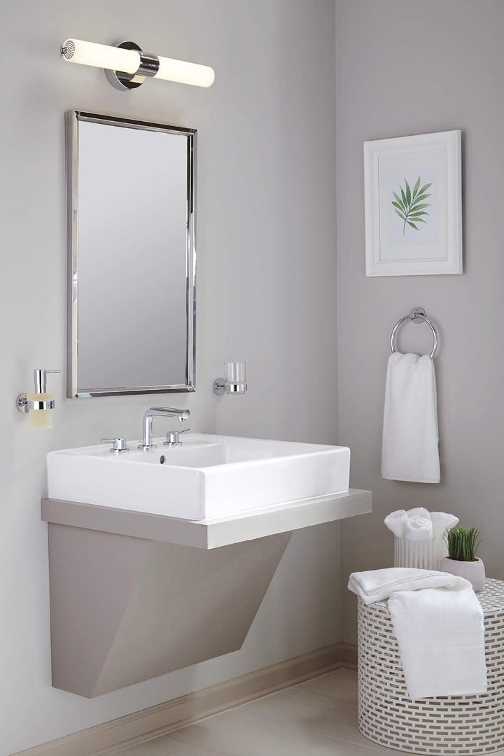 GROHE Essentials - Seifenspender (mit Halter, verdeckte Befestigung, pflegeleicht, langlebig) , chro