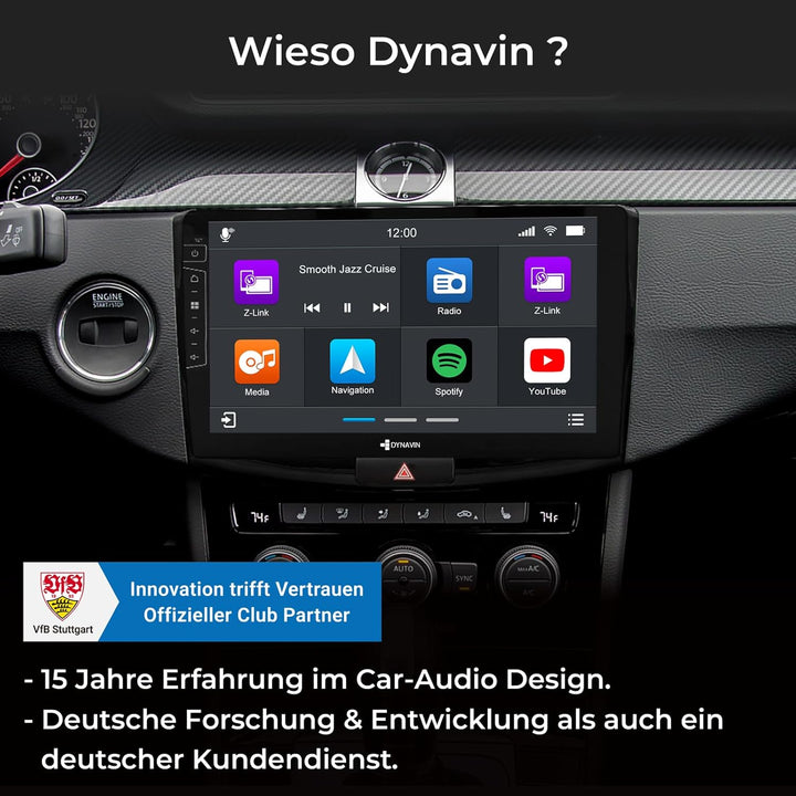 DYNAVIN Android Autoradio Navi für VW Passat B7 CC, 10,1 Zoll OEM Radio mit Wireless Carplay und And
