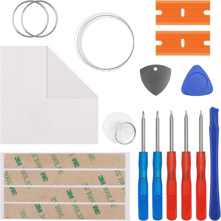 Duotipa NEU Frontglas Glas Display Reparatur Kompatibel mit Redmi Note 10 (4G) /Note 10S M2101K7AI M