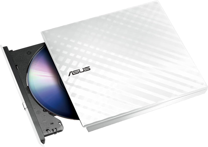 ASUS SDRW-08D2S-U Lite externer Slim DVD Brenner (8x DVD±R, 6x DVD±R DL, 5x DVD-RAM, USB 2.0) inkl.