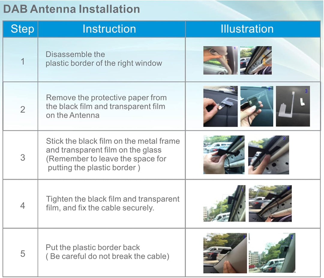 CAMECHO Car Kit DAB Adapter Radioempfänger, Universal DAB Modul mit Antenne für Android Autoradio 2