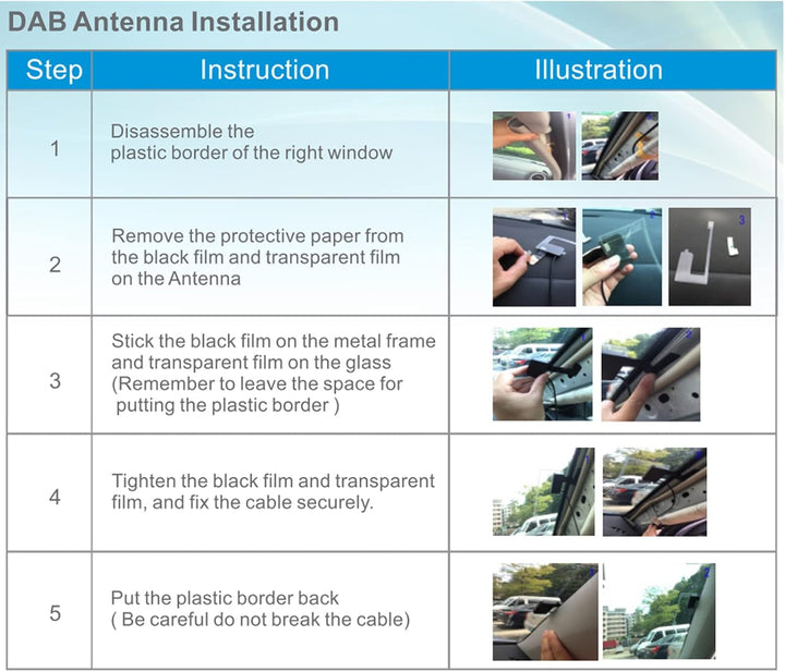 CAMECHO Car Kit DAB Adapter Radioempfänger, Universal DAB Modul mit Antenne für Android Autoradio 2