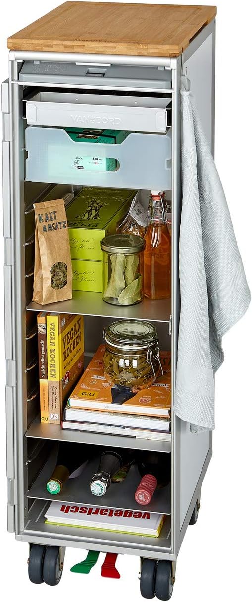 VanDeBord Ausstattungspaket für Flugzeugtrolleys und Airline Trolleys, Küche & Grillen, Kunststoff,