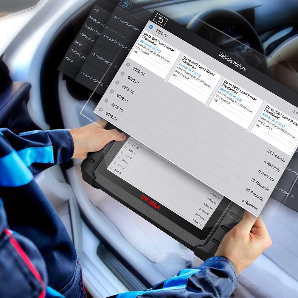 iCarsoft CR MAX Professionelles Multimarken-Fahrzeugdiagnosegerät zur Fehleranalyse, Universelles Di