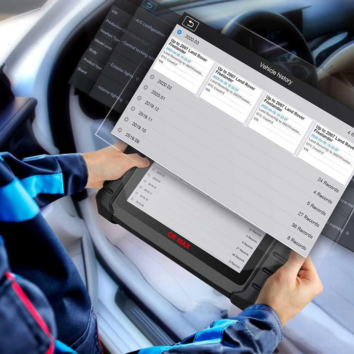 iCarsoft CR MAX Professionelles Multimarken-Fahrzeugdiagnosegerät zur Fehleranalyse, Universelles Di