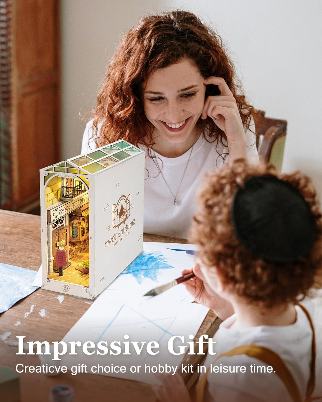 Rolife Book Nook Kits 3D Puzzles Holz Holzpuzzle Erwachsene DIY Bücherecke Holzmodelle Bausätze für