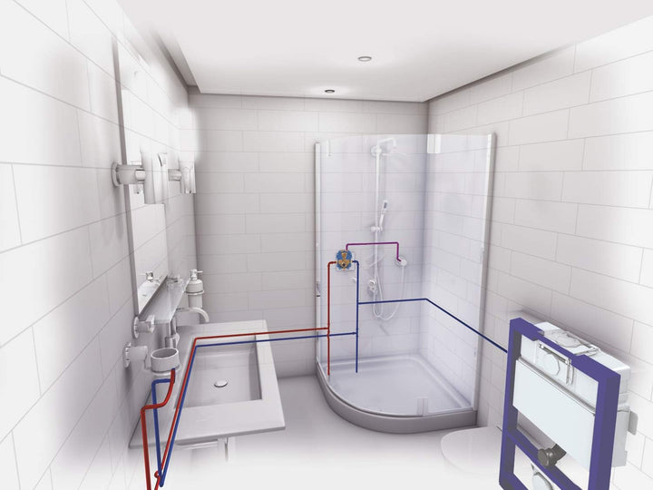 GROHE Rapid SL - Element für WC (0,82 m Bauhöhe, Keramikbefestigung, komplett vormontiert), 38526000