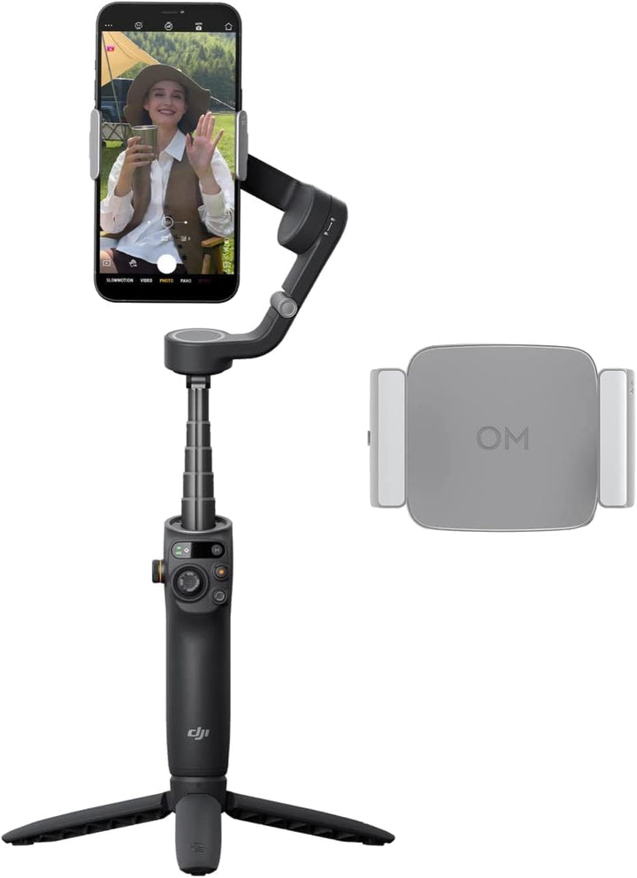 DJI OSMO Mobile 6 Smartphone-Gimbal, 3-Achsen-Stabilisierung, integrierter Verlängerungsstab, handli