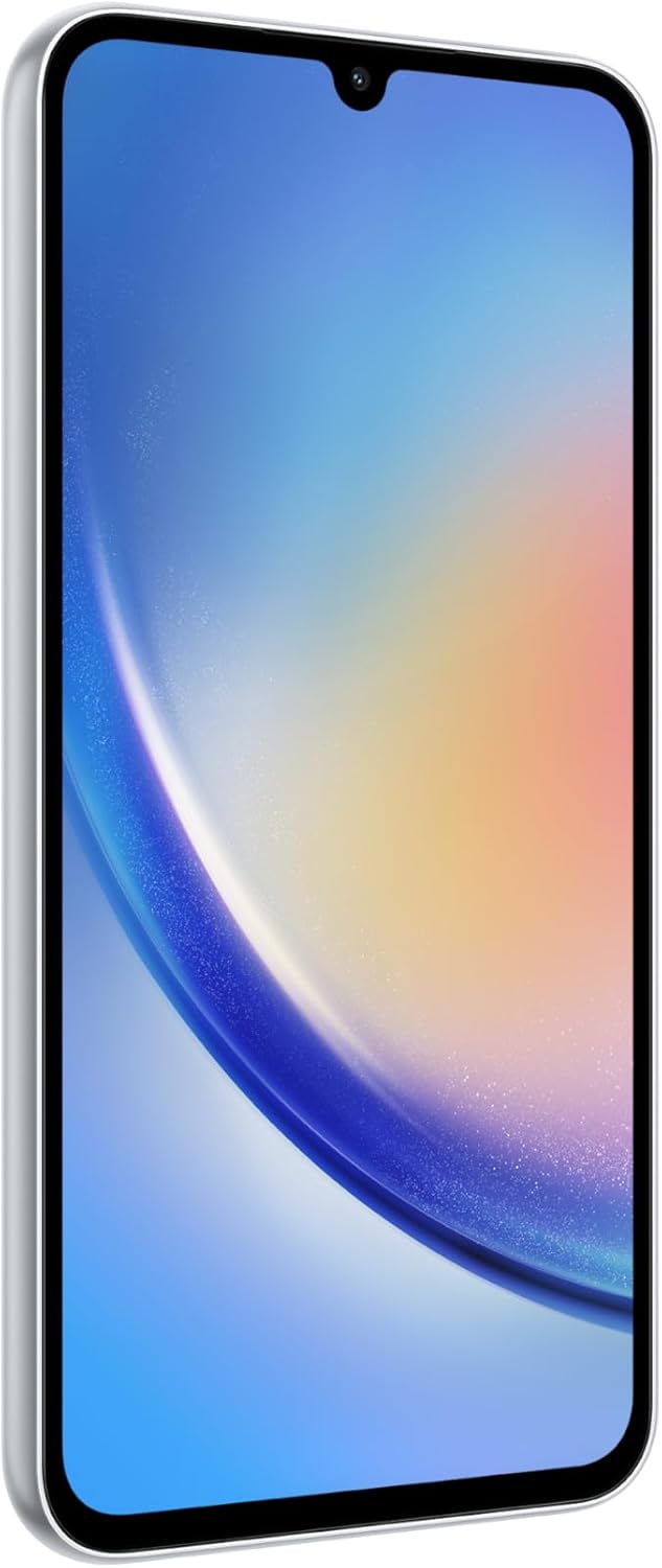 Samsung Galaxy A34 A346B 5G EU 6/128GB, Android, Awesome Silver Aura Silver 128 GB, Aura Silver 128