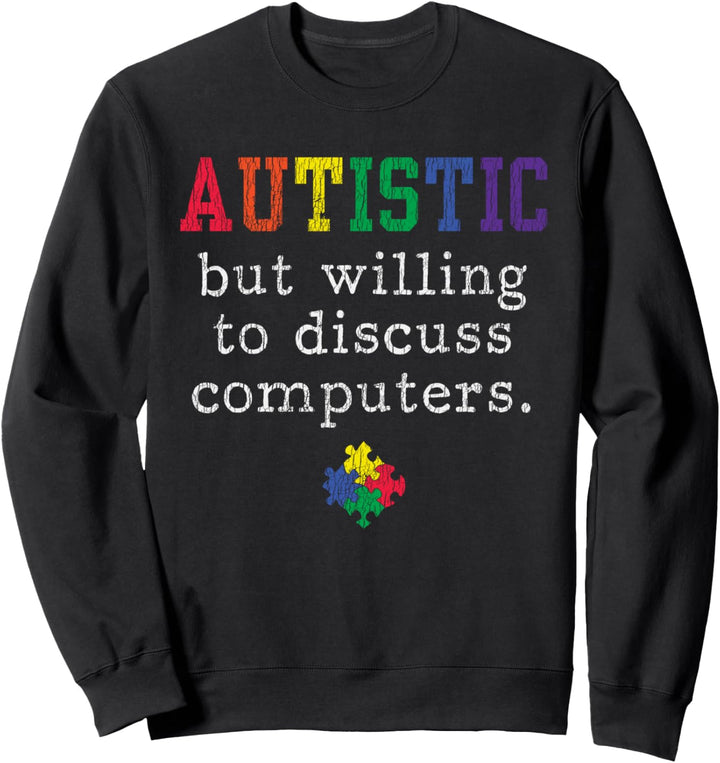 Autismusbewusstsein Computeringenieur Autistisches Sweatshirt