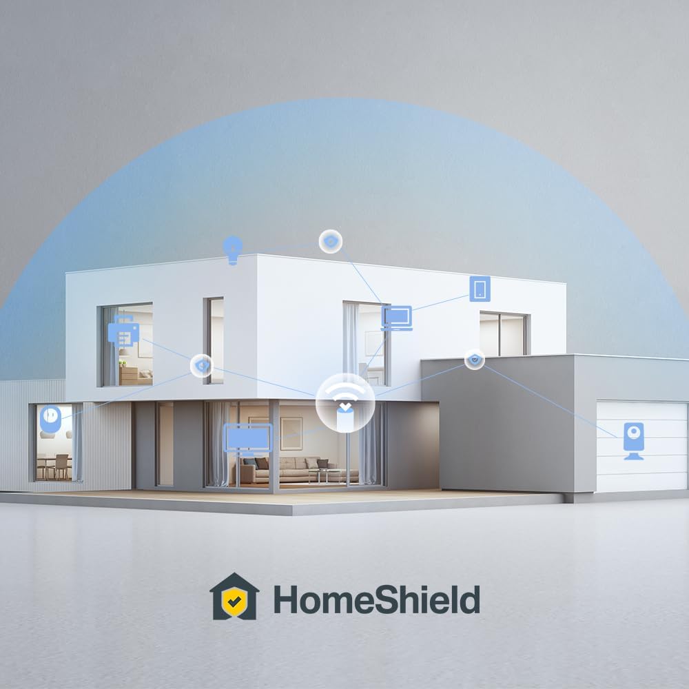 TP-Link Deco BE85 Wi-Fi 7 Mesh WLAN-Set, BE19000 Tri-Band-Router und Repeater (10 Gbit/s Ethernet/Gl