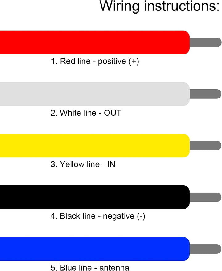 2 Stück Drahtlose Winden-Fernbedienung, Drahtloses Winden-Fernbedienungs-Controller-Kit 12 V Elektri
