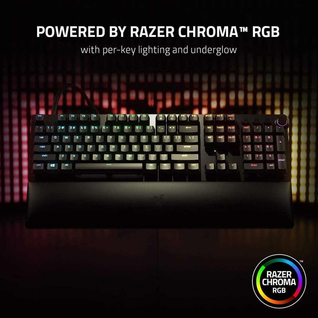 Razer Huntsman V2 Analog - Premium Gaming Tastatur mit analogen optischen Schaltern (ergonomische Ha