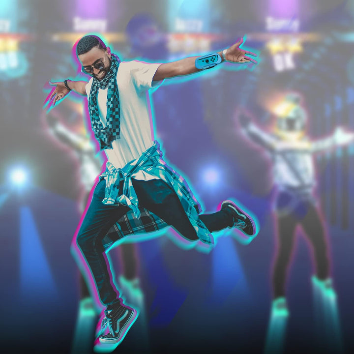 FYOUNG Armband für Just Dance 2025 2024 2023 2022 2021, 2 Pack Verstellbare Elastische Armbänder für