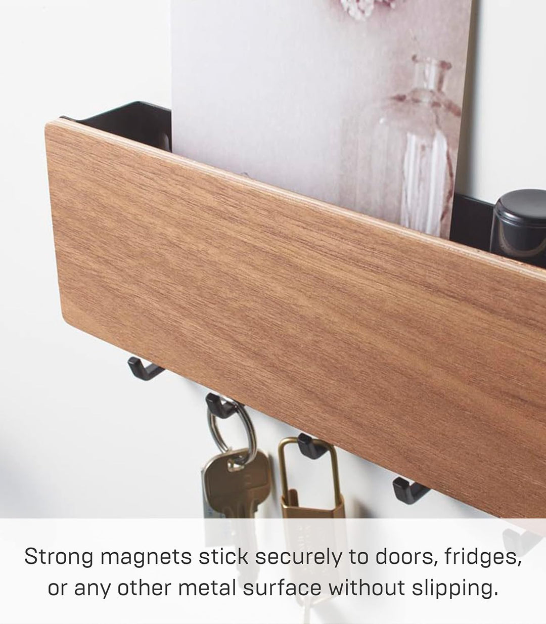 Magnetic Keyhook & Holder - Rin - brown Braun, Braun