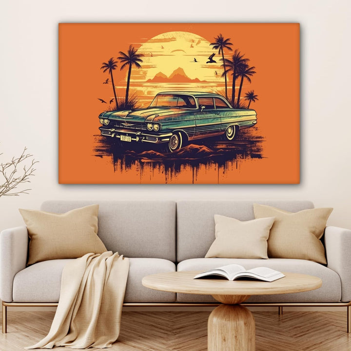 MuchoWow© Leinwand Bilder Gross 120x80 cm XXL Wanddeko Wohnzimmer Aesthetic Room Decor Deko Zimmer W