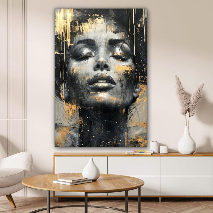 MuchoWow© Leinwand Gross 80x120 cm XXL Deko Schlafzimmer Aesthetic Leinwandbilder Wohnzimmer Gemälde