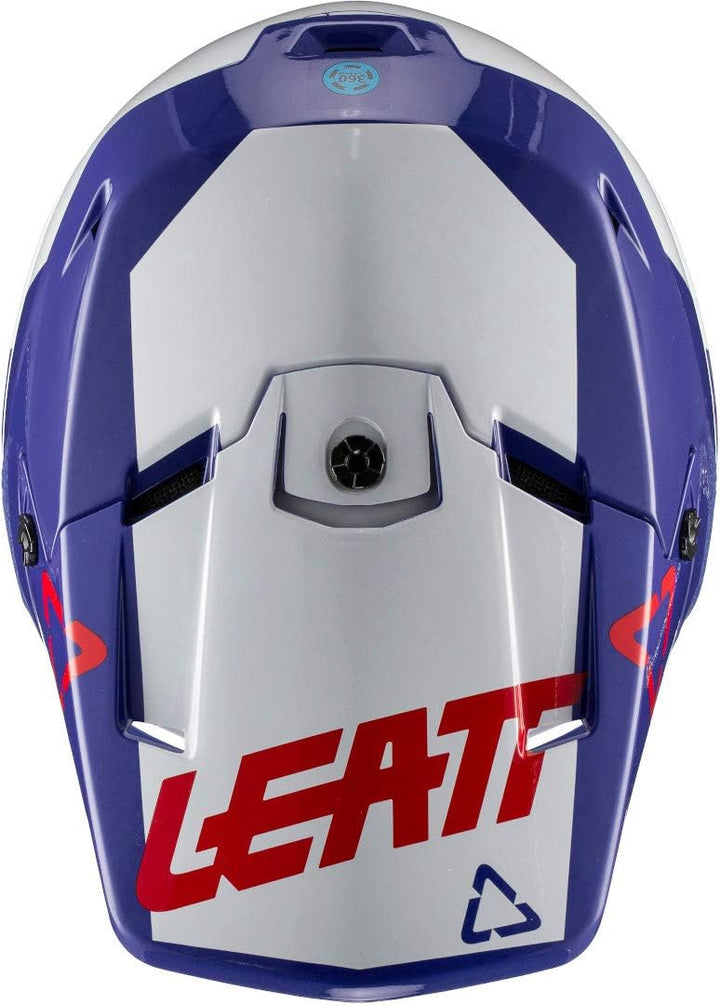 Leatt GPX 3.5 V20.2 Motocross Helm Blau/Weiss M (57/58)