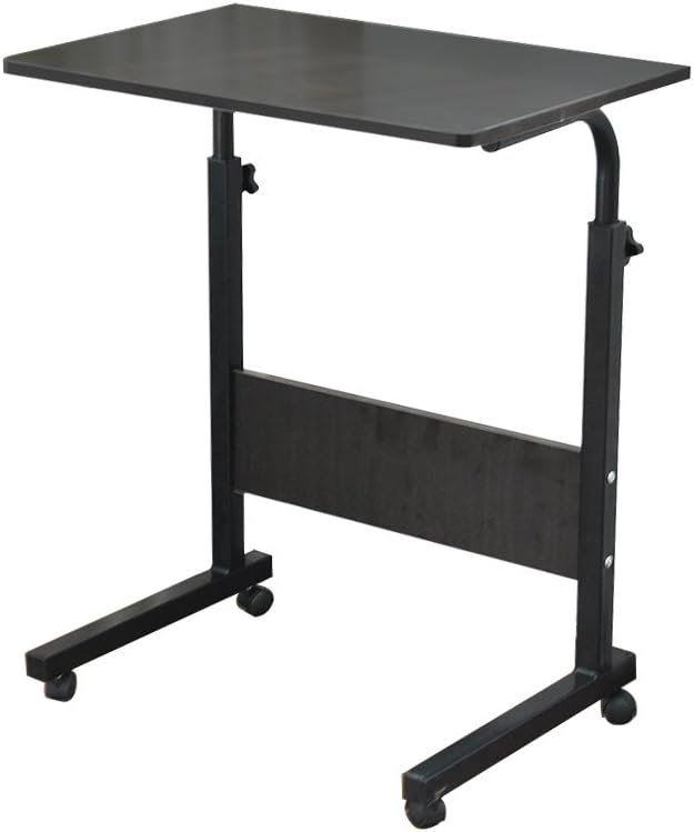 sogesfurniture Laptoptisch Laptopständer höhenverstellbar, mobiler Beistelltisch Pflegetisch für Bet