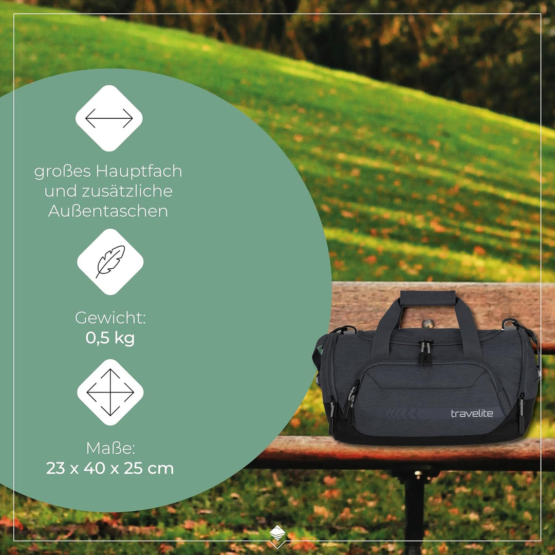 travelite Reisetasche Grösse S Handgepäck, Gepäck Serie KICK OFF: Praktische kleine Reisetasche für