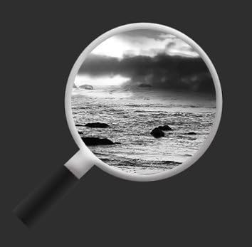 islandburner Bild Bilder auf Leinwand Black Ocean 4L XXL Poster Leinwandbild Wandbild Dekoartikel Wo