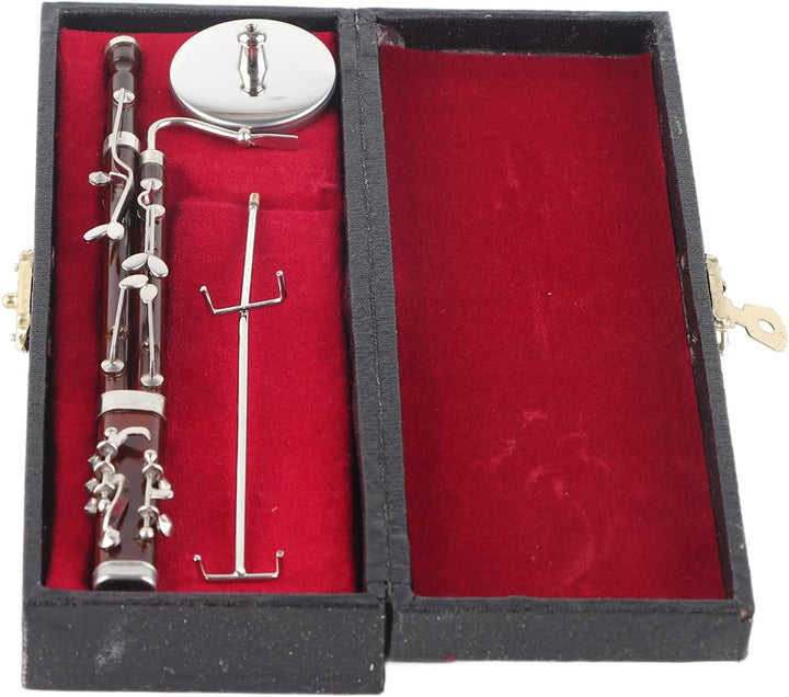 17cm Miniatur Fagott Modell Mini Musikinstrument Dekor Puppenhaus Modell Home Decoration Geschenk