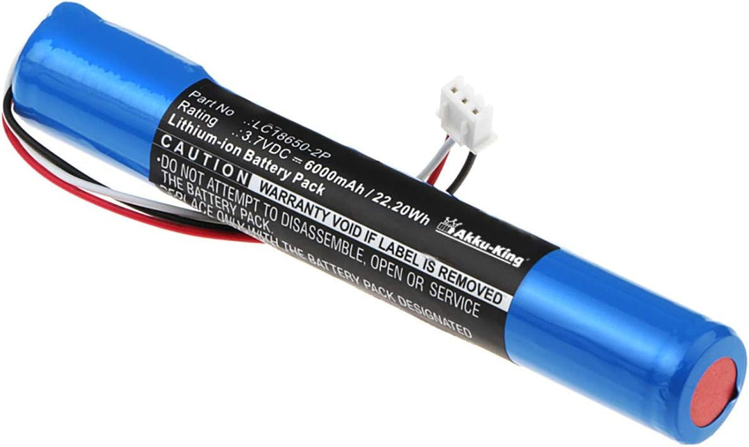 Akku-King Akku kompatibel mit Pure Move 400D - ersetzt LC18650-2P - Li-Ion 6000mAh, Move 400D