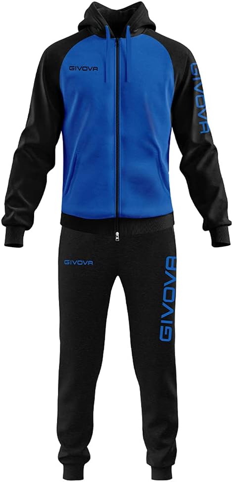GIVOVA Herren Lf33-0210-2xl Anzug, Hellblau/Schwarz, XXL