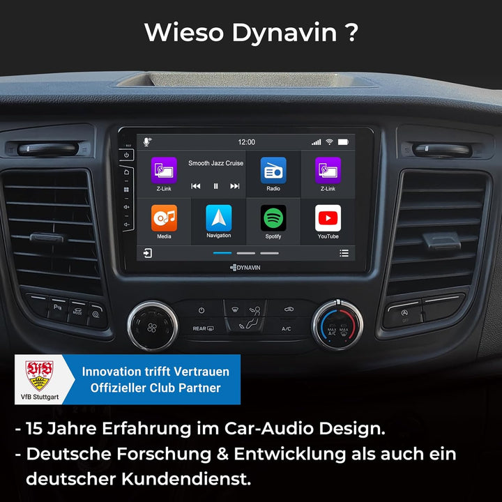 DYNAVIN Android Autoradio Navi für Ford Transit ab 2019: 9 Zoll OEM Radio mit DAB+, Kompatibel mit W