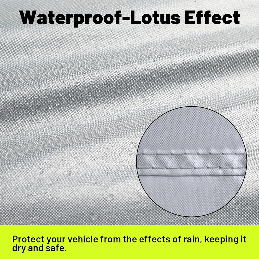 Favoto Autoschutzhülle Autoplane Winter Auto Abdeckung - UV-Schutz Staubdicht Kratzfest Windfesten S