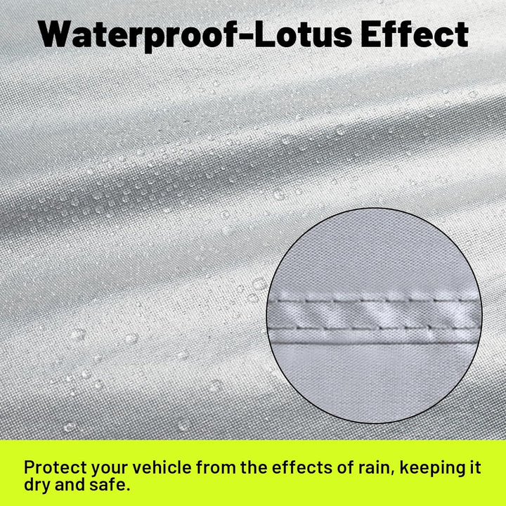 Favoto Autoschutzhülle Autoplane Winter Auto Abdeckung - UV-Schutz Staubdicht Kratzfest Windfesten S