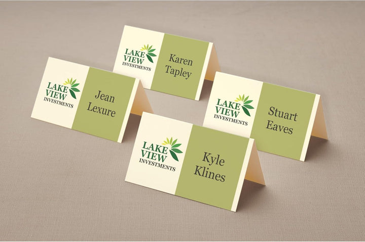 AVERY Bedruckbare kleine Zeltkarten mit Sure Feed Technologie, 5,1 x 8,9 cm, Elfenbein, 160 leere Ti