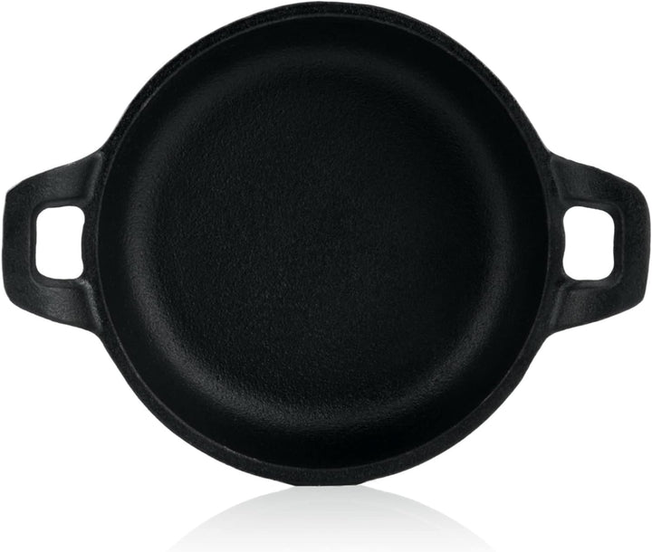 BBQ-Toro Gusseisen Grillpfännchen (6-er Set) | Ø 13 cm | bereits eingebrannt - preseasoned | Gusseis
