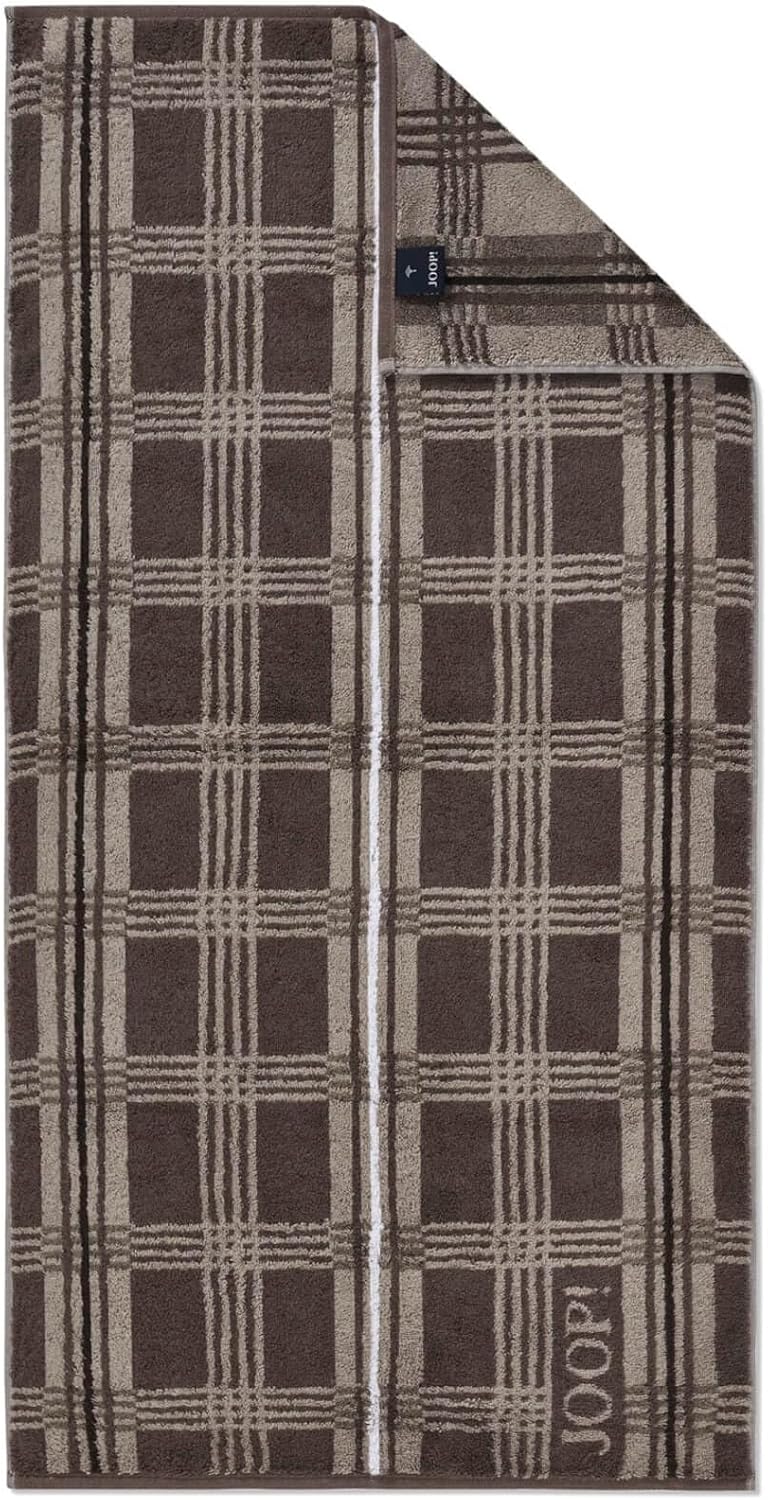 JOOP! Duschtuch Checks Checked 1685 | 36 graphit - 80 x 150 Duschtuch 80x150 cm, Duschtuch 80x150 cm