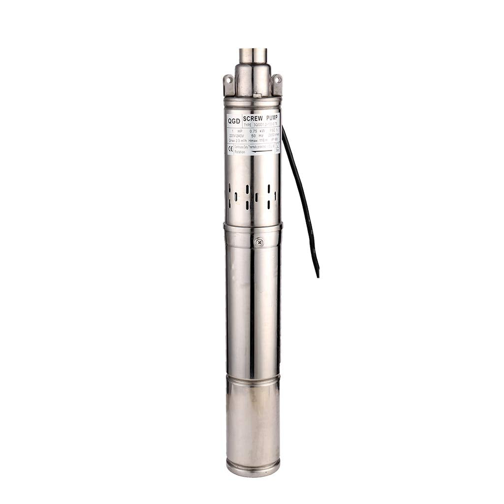 SHYLIYU Tiefbrunnenpumpe Edelstahl Tauchpumpe Ø10cm Brunnenpumpen 1800l/min wasserpumpe für brunnen