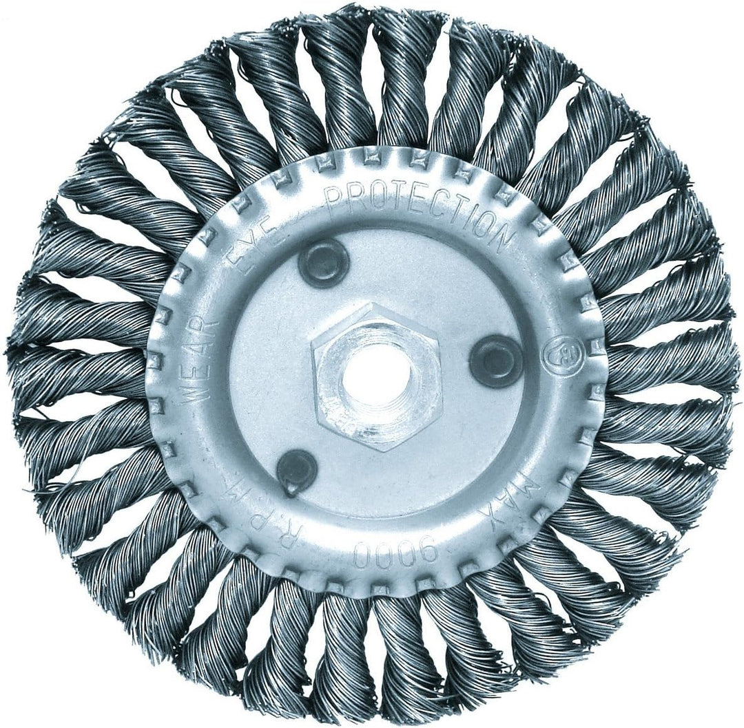 Proteco-Werkzeug® Drahtbürste Set 4 tlg für Winkelschleifer Stahldraht Topfbürste Kegelbürste Rundbü