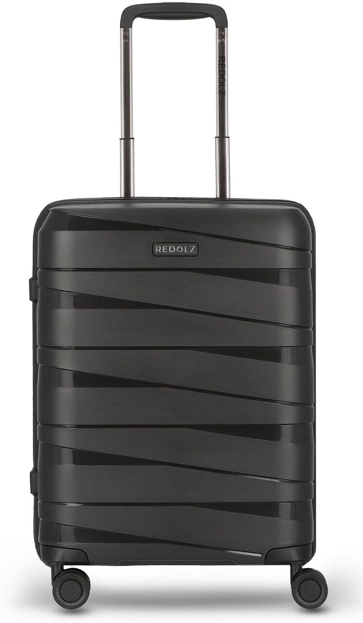 REDOLZ Hartschalen Kabinen-Koffer | Kleiner Trolley 40 x 20 x 55 cm aus hochwertigem, leichtem Polyp