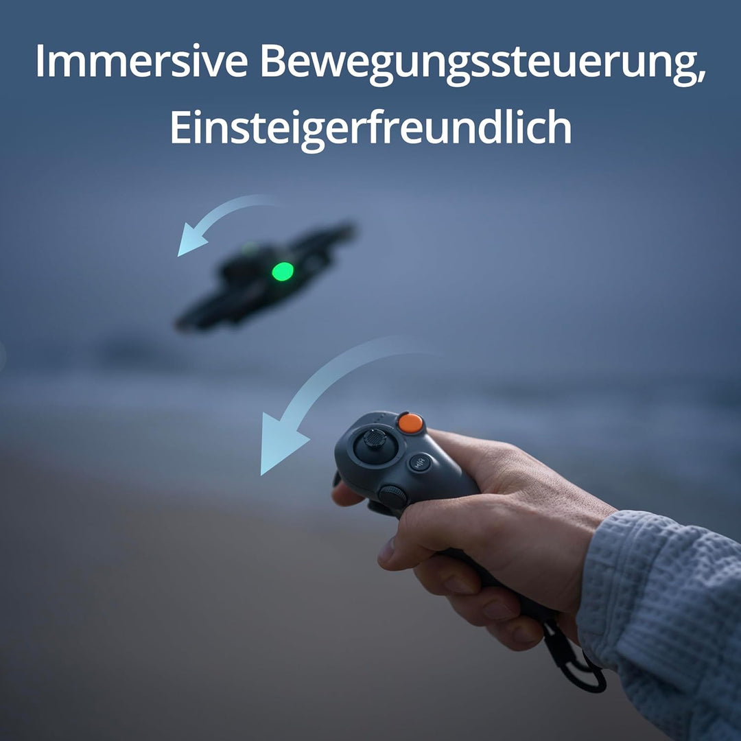 DJI RC Motion 3, FPV Smart-Fernsteuerung mit immersiver Bewegungssteuerung, kompakt und tragbar, One
