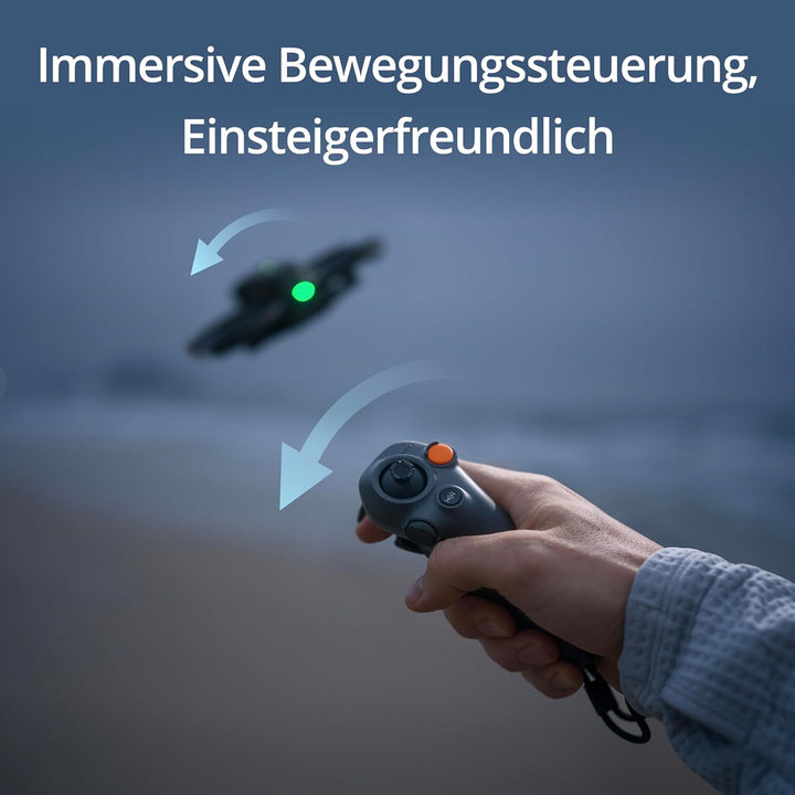 DJI RC Motion 3, FPV Smart-Fernsteuerung mit immersiver Bewegungssteuerung, kompakt und tragbar, One