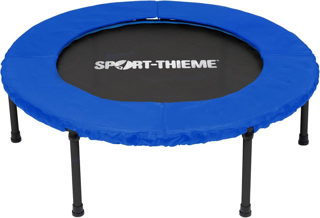 Sport-Thieme Trampolin Fix Pro | Einzelaufhängung der 8mm Gummiseile | Abschraubbare Standfüsse | Fü