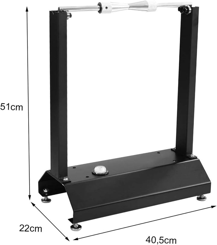 COSTWAY Auswuchtgerät für Motorradräder, Auswuchtbock Motorradreifen Felgenauswuchtmaschine, Radausw