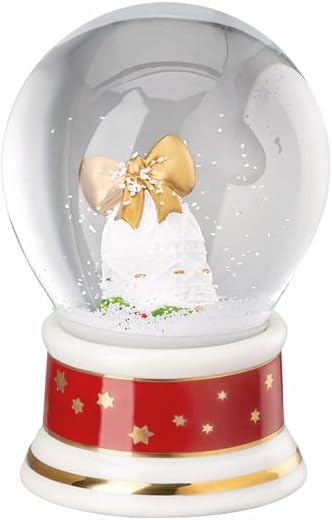 Schneekugel 2024-Süsser die Glocken nie klingen 7,9 cm