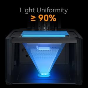 Creality Halot-R6 Resin 3D Drucker, 6,08-Zoll Monochrom LCD 60mm/h Druckgeschwindigkeit WiFi-Unterst