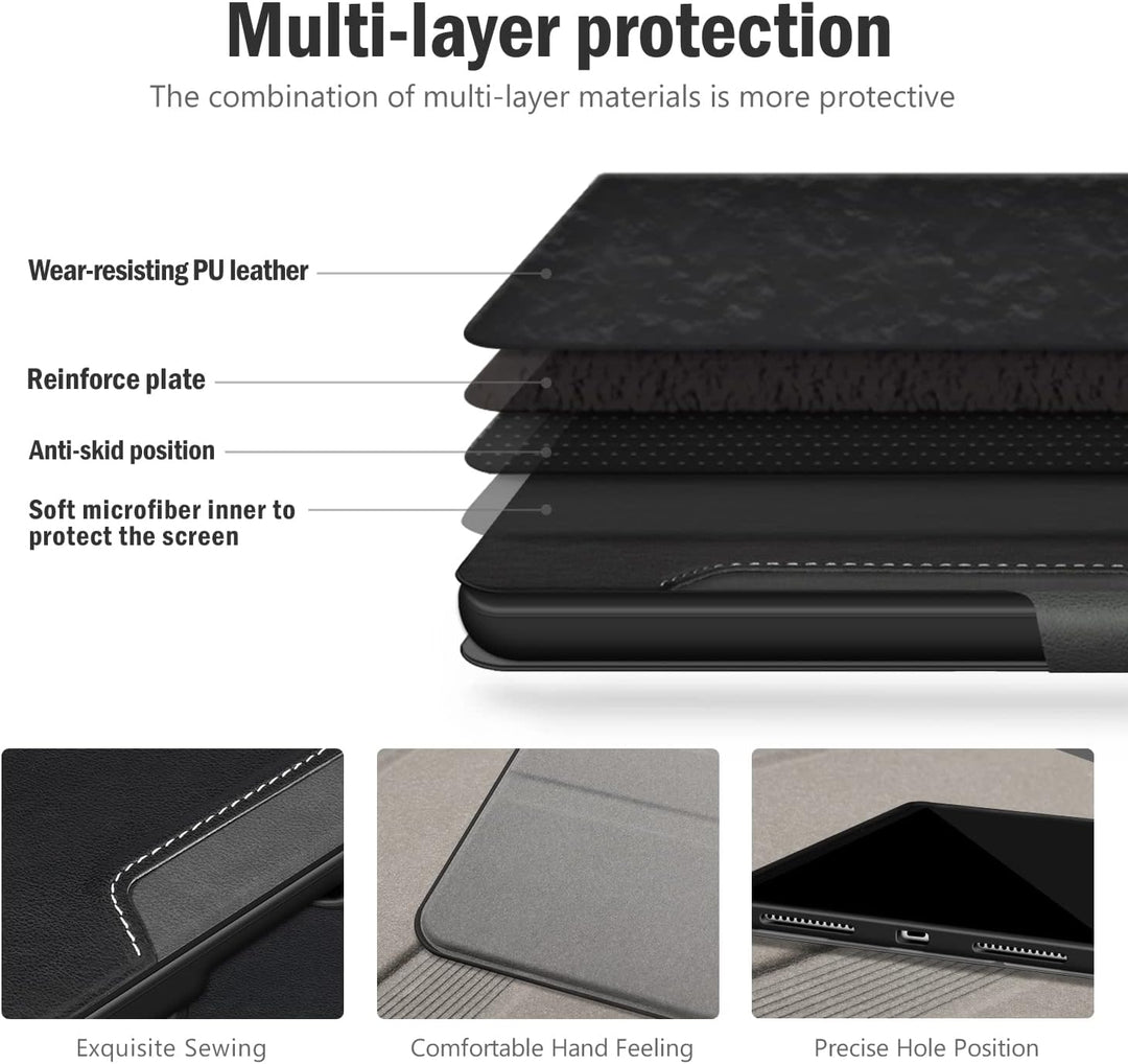 Antbox Hülle für iPad 10 Generation 2022 10,9 Zoll mit stifthalter Apple Pencil Halter Auto Schlaf/W