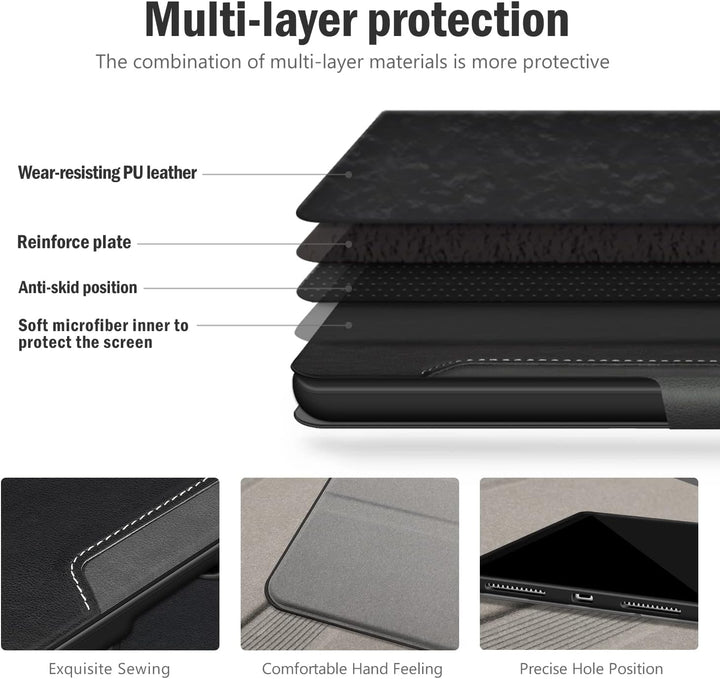 Antbox Hülle für iPad 10 Generation 2022 10,9 Zoll mit stifthalter Apple Pencil Halter Auto Schlaf/W