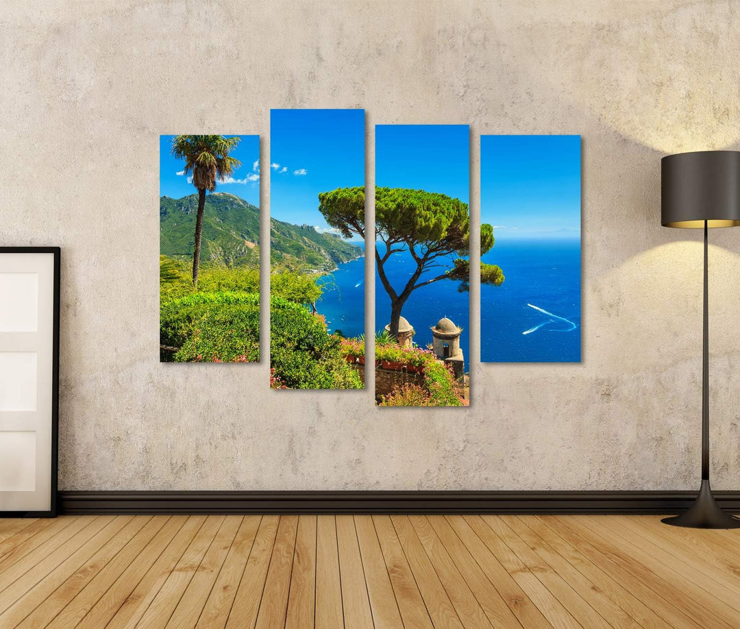 islandburner Bild auf Leinwand Der Berühmte Garten Der Villa Rufolo Ravello Amalfiküste Italien Bild