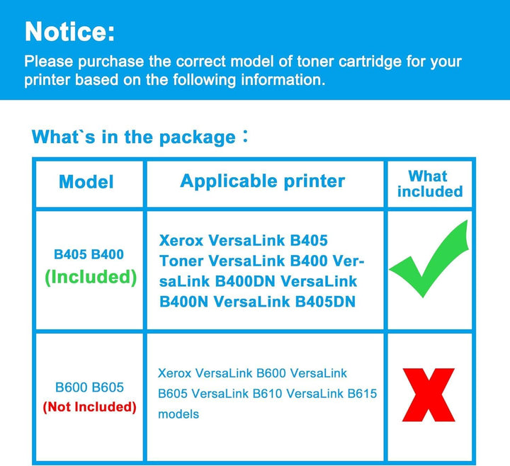LCL Kompatibel Tonerkartusche VersaLink B405 B400 B400DN B400N B405DN 106R03582 106R03580 13900 Seit